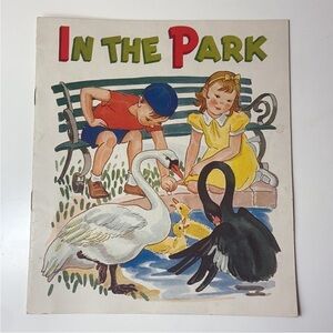 Vintage 1940 No 487 📙 "In The Park” Illustrated Children’s Picture Book